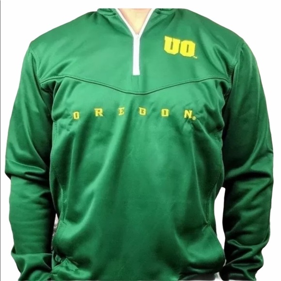 Oregon Ducks Qtr Zip Fleece - Picture 1 of 3